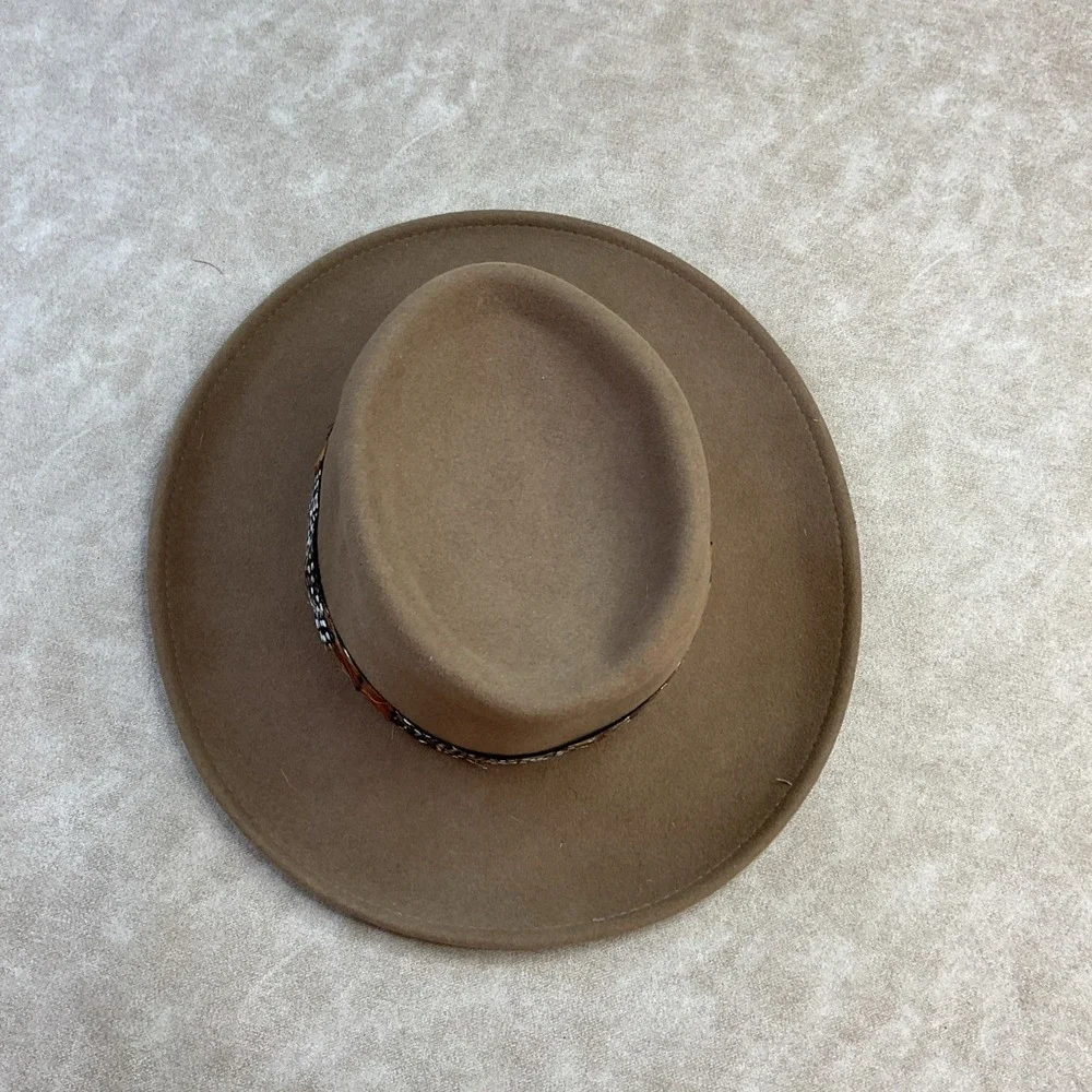 The Natural by‎ Bollman of Lancaster County USA Fedora Hat 100% Wool Sz Small